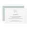 Coral Reef Wedding Reception Enclosure Card