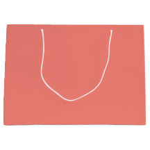 Coral rose grand sac cadeau