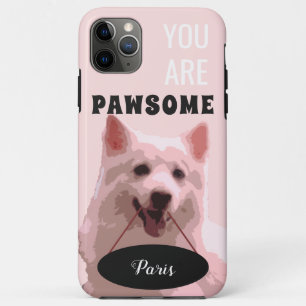 Coral rose japonais Spitz iPhone 11 Pro Max Coque