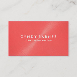 Coral Sheen Business Card