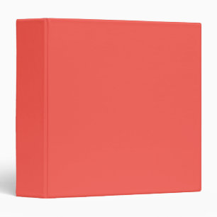 Coral (solid colour) Binder