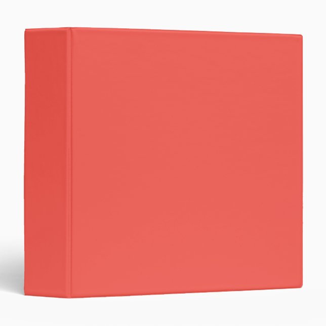   Coral (solid colour)  Binder (Front/Spine)