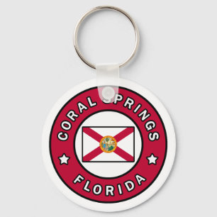 Coral Springs Florida Keychain
