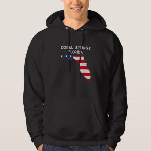 Coral Springs Florida USA State America Travel Flo Hoodie