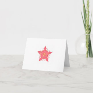 Coral Star Card