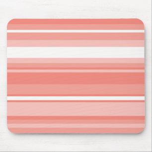 Coral stripes mouse pad