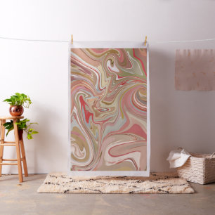 Coral Swirls Fabric