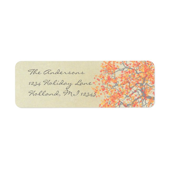Coral Tree Return Address (Front)