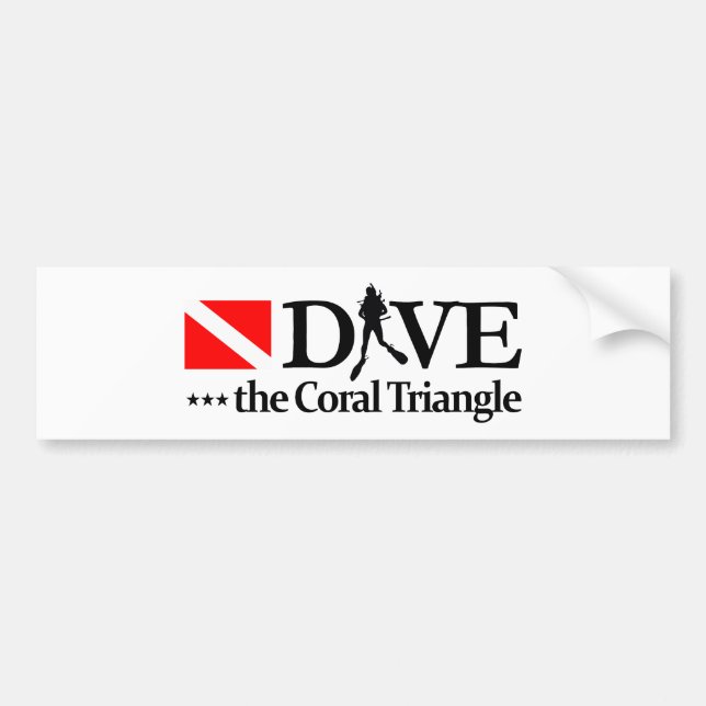 Coral Triangle DV4 Bumper Sticker (Front)