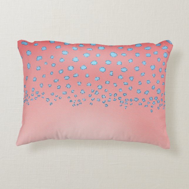 Coral Trout Accent Pillow (Back)