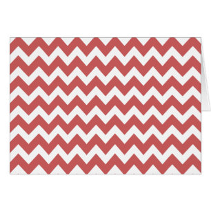 Coral Zigzag Chevron Stripes
