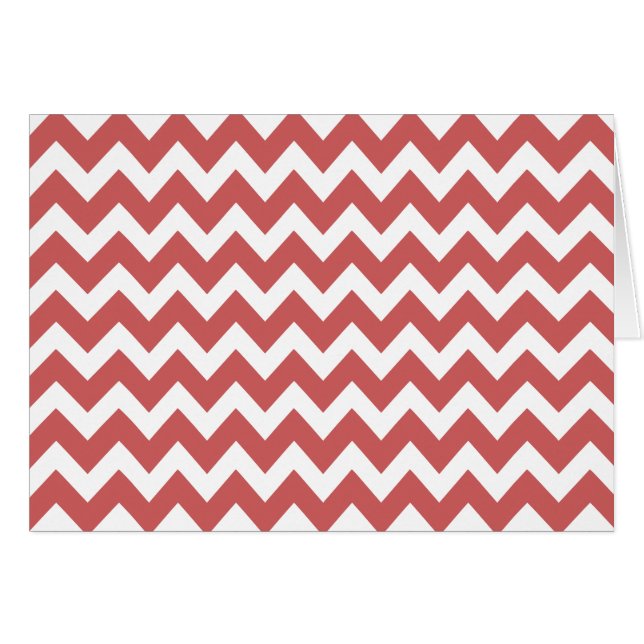 Coral Zigzag Chevron Stripes (Front Horizontal)