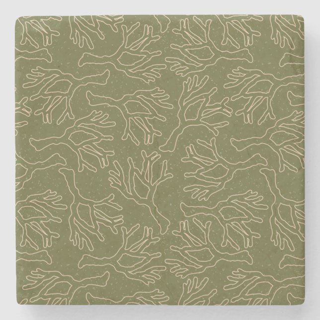Coralize Sandstone Coaster (Front)