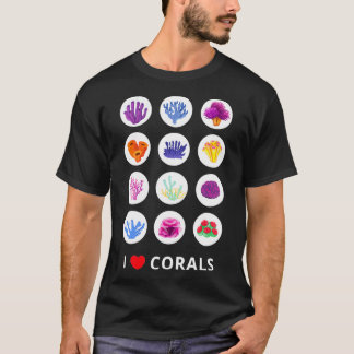 Corals Lovers Coral Reef Aquarist Reefer Aquarium  T-Shirt