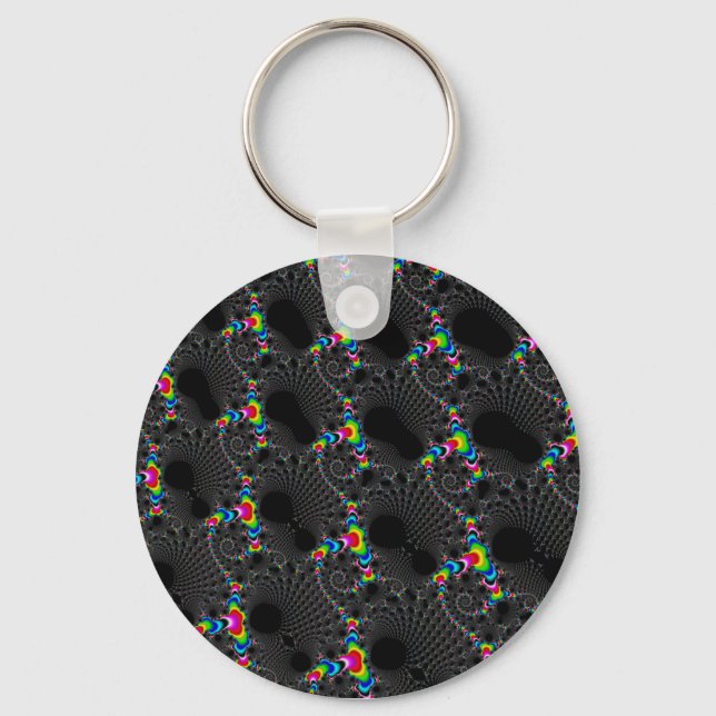 Corals - Mandelbrot Keychain (Front)