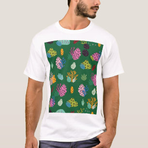 Corals & Sea Plants: Underwater Pattern T-Shirt