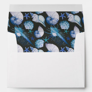 Corals With Shells Pattern Envelopes