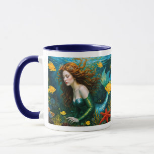 “Coralyn” – Beautiful Mystical Mermaid Mug
