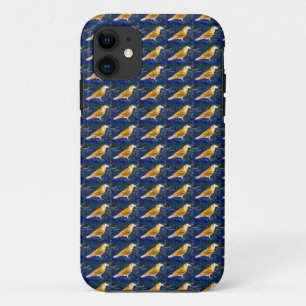 corbeau brun sur coque noir