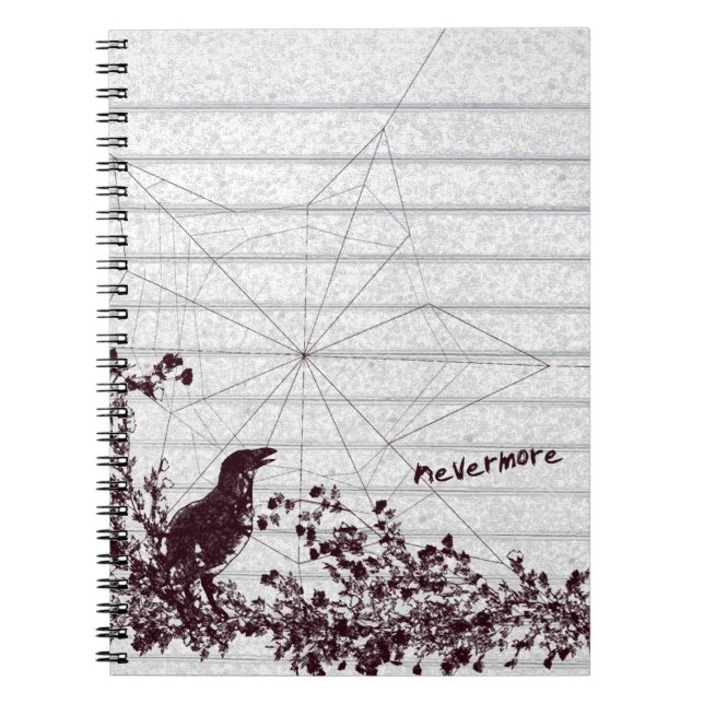 Corbeau croquis gothique Carnet Journal (Devant)