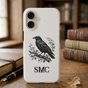 Corbeau de la Dark Academia Cadeau Botanique Oisea