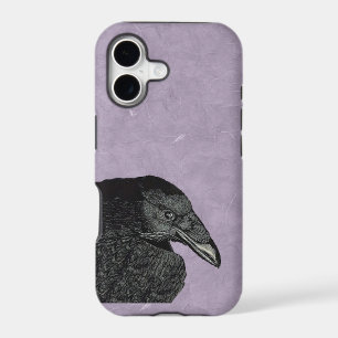 Corbeau noir effrayant visage de corbeau