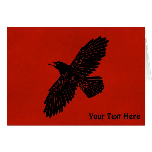 Corbeau rouge (Devant horizontal)