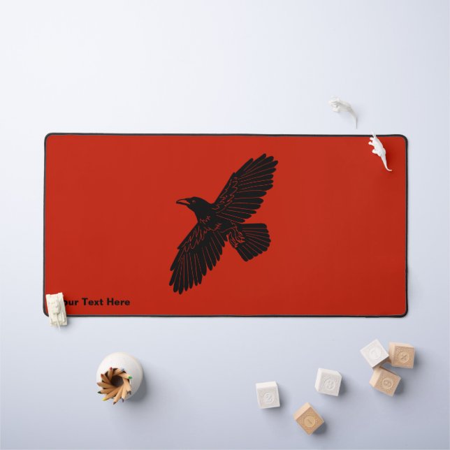 Corbeau rouge (Tableau pour enfants)