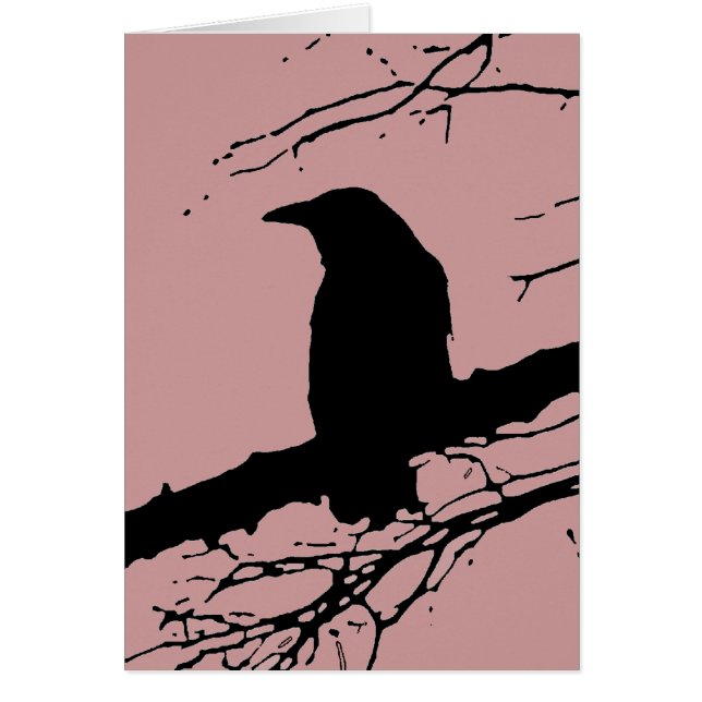 Corbeau sur l'arbre (Devant)