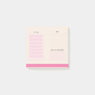 Corbeille Peach To Do List Post-It Notes