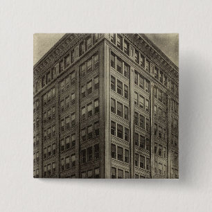 Corbett Bldg, Portland, Oregon 2 Inch Square Button