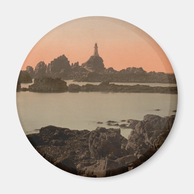 Corbiere Lighthouse I, Jersey, England Magnet (Front)