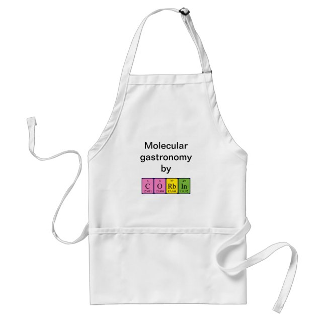 Corbin periodic table name apron (Front)