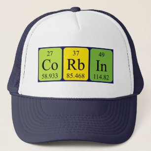 Corbin periodic table name hat