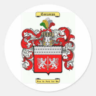 corcoran classic round sticker
