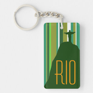 Corcovado Jesus Christ Rio Keychain