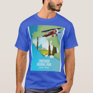 Corcovado National Park Costa Rica map T-Shirt