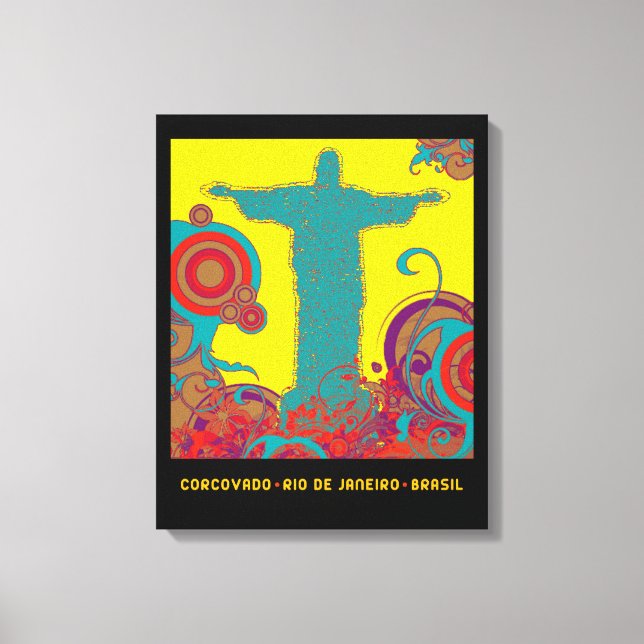 corcovado - rio de janeiro canvas print (Front)