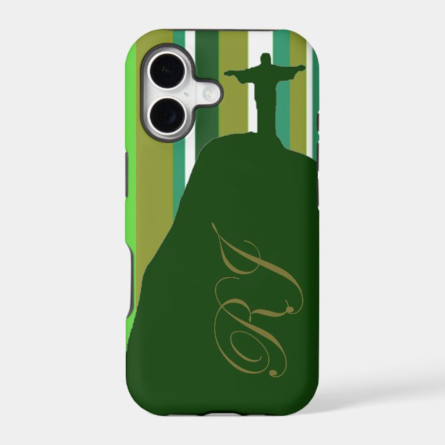 Corcovado with RJ initials (Back)