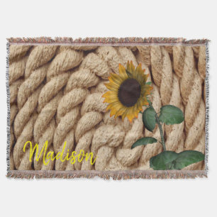 Corde de tournesol lancer couverture