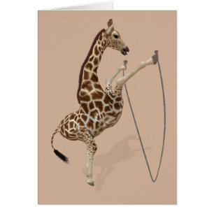 Corde Jumping Giraffe Athlete