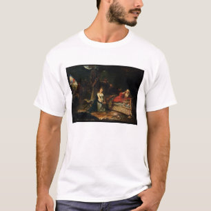 Cordelia and King Lear (oil on canvas) T-Shirt