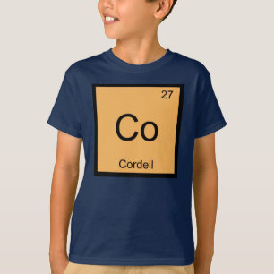 Cordell Name Chemistry Element Periodic Table T-Shirt