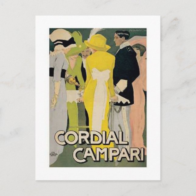 Cordial Campari 2 Postcard (Front)