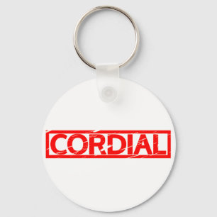 Cordial Stamp Keychain