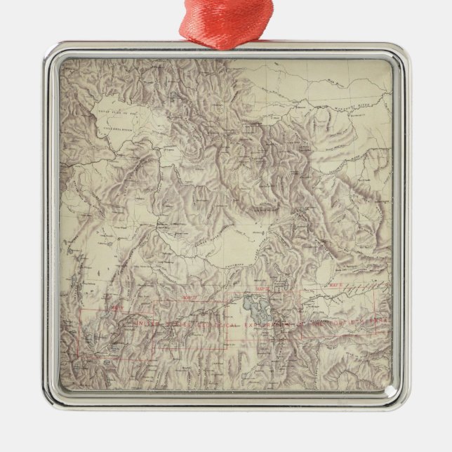 Cordilleras Metal Ornament (Front)