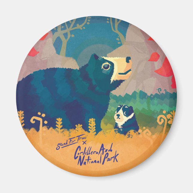 Cordillère Azul Magnet (Devant)