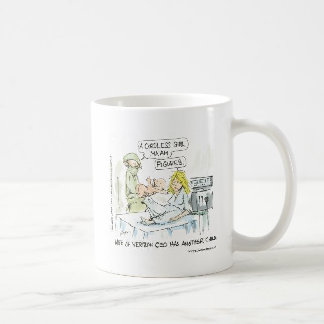 Cordless Baby Funny Cards Tees Mugs & Gifts (Right)