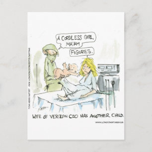 Cordless Baby Funny Cards Tees Mugs & Gifts