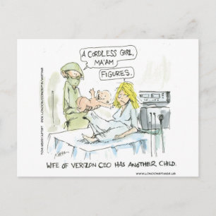 Cordless Baby Funny Cards Tees Mugs & Gifts